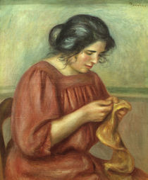 A.Renoir, Gabrielle beim Naehen von klassik art