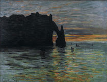 Claude Monet, Sonnenuntergang by klassik art