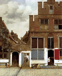 Vermeer, Strasse in Delft von klassik art