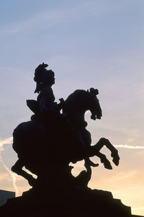 Ludwig XIV. Reiterstandbild nach Bernini von klassik art
