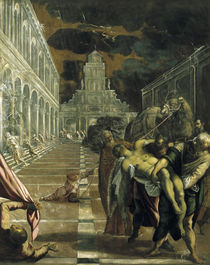 Tintoretto, Entfuehrung Leiche Markus by klassik art