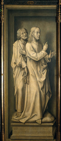 Rogier v.d.Weyden, Christus und Juenger by klassik art