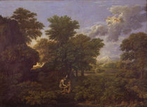 Nic. Poussin, Der Fruehling by klassik art