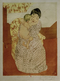 M.Cassatt, Frau und Kind von klassik art