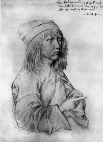 Duerer, Selbstbildnis / Zeichnung 1484 by klassik art