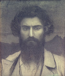 Giovanni Segantini, Selbstportraet von klassik art