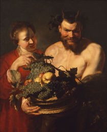 Rubens, Faun und Maedchen von klassik art