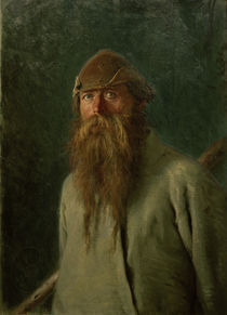 I.N.Kramskoi, Der Waldhueter by klassik art