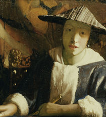 Vermeer, Maedchen mit Floete by klassik art