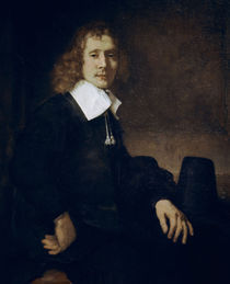 Rembrandt, Portraet eines jungen Mannes by klassik art