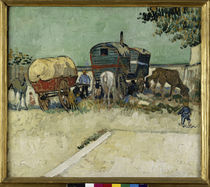 Van Gogh / Zigeunerlager mit Pferdewagen by klassik art