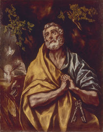 El Greco, Weinender Petrus by klassik art