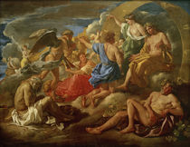 N.Poussin, Helios und Phaeton mit Saturn by klassik art