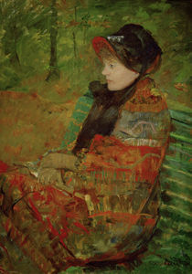 M.Cassatt, Herbst oder Mademoiselle C. by klassik art