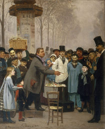 Repin/ Neuheitenverkaeufer in Paris/1873 by klassik art