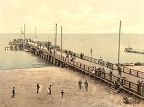 Ostseebad Zoppot, Seesteg / Photochrom von klassik art