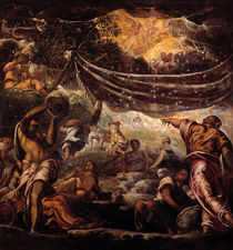 Tintoretto, Die Mannalese by klassik art