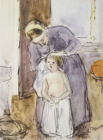 Pissarro/Toilette (Mutter und Kind)/1883 von klassik art