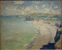Claude Monet, Strand von Pourville by klassik art