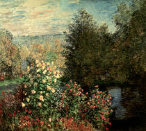 C.Monet, Gartenwinkel in Montgeron by klassik art