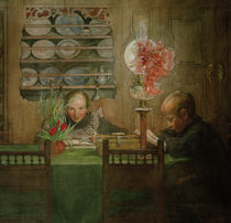 Carl Larsson, Schularbeiten by klassik art