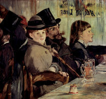 Edouard Manet, Im Cafe/ 1878 von klassik art