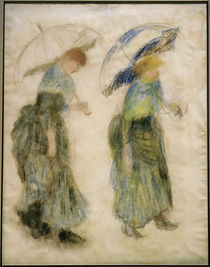 A.Renoir, Maedchen mit Regenschirm by klassik art