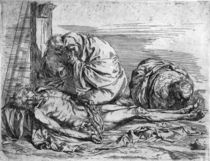 J.de Ribera, Beweinung Christi by klassik art