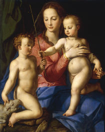 A.Bronzino, Madonna m. Kind u. Johannes. by klassik art