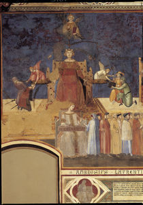 A.Lorenzetti, Justitia und Concordia by klassik art