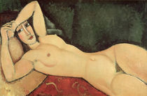 A.Modigliani, Nu couche, un bras replie von klassik art