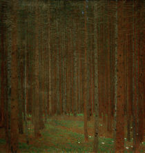 Gustav Klimt, Tannenwald I by klassik art