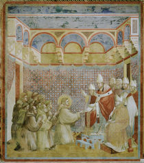 Giotto, Bestaetigung der Ordensregel by klassik art