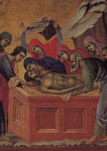 Duccio, Grablegung Christi, Ausschnitt by klassik art