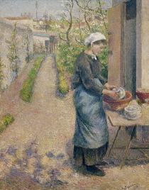 C.Pissarro, Die Geschirrspuelerin by klassik art