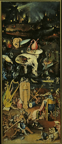 Bosch, Garten der Lueste, rechter Fluegel by klassik art