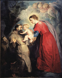 P.P.Rubens, Hl.Franziskus empf.Jesuskind von klassik art