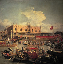 Canaletto, Rueckkehr des Bucentaurs von klassik art