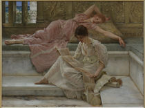 L.Alma Tadema, Der Lieblingsdichter von klassik art