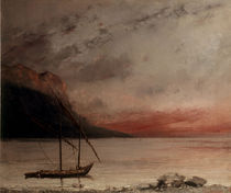 G.Courbet, Sonnenuntergang von klassik art