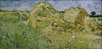 V.v.Gogh, Feld mit Heuschobern by klassik art