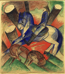 Franz Marc, Der heilige Julian by klassik art