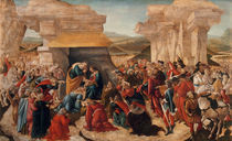 Botticelli, Anbetung der Koenige von klassik art