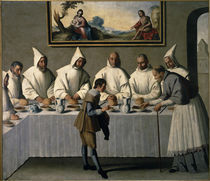 F.de Zurbaran, Hl.Hugo im Refektorium by klassik art