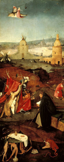 Bosch, Hl.Antonius in Betrachtung by klassik art
