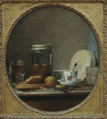 J.B.S.Chardin, Das Aprikosenglas by klassik art