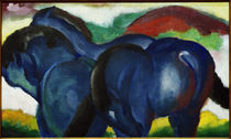 Franz Marc, Die kleinen blauen Pferde by klassik art