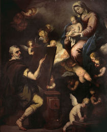 L.Giordano, hl. Lukas malt die Madonna by klassik art