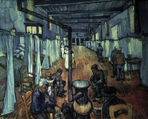 Van Gogh/Schlafsaal Hospital Arles/1889 von klassik art