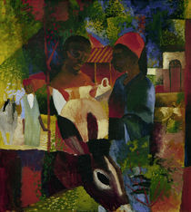 August Macke, Markt in Tunis by klassik art